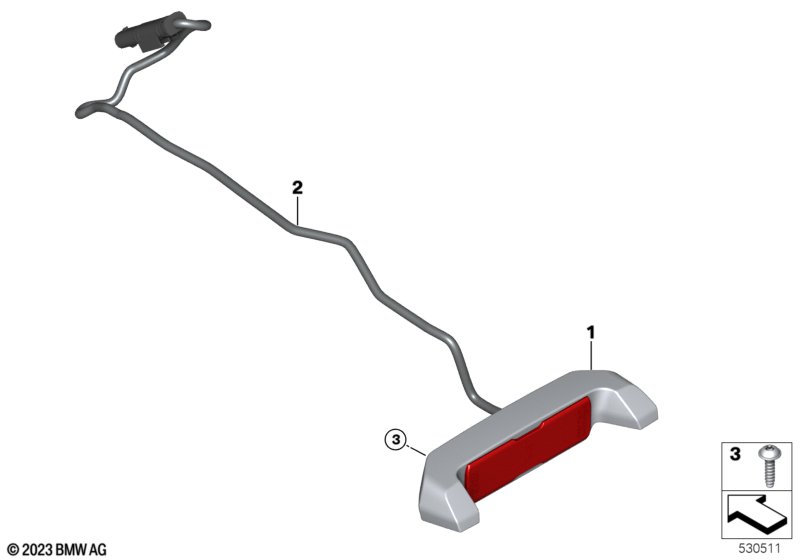 Светодиодн.фонарь подсветки номерн.знака