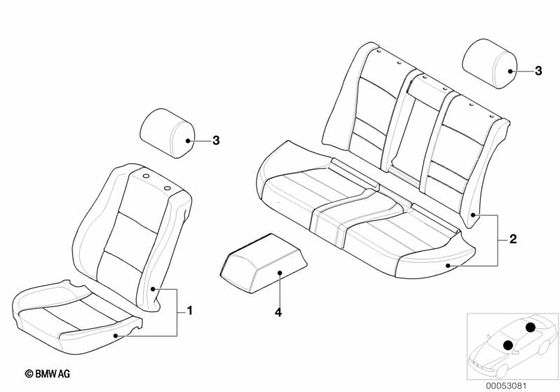 Обивка подушки мутон