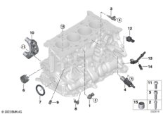 Блок цилиндров/дополнительные элементы