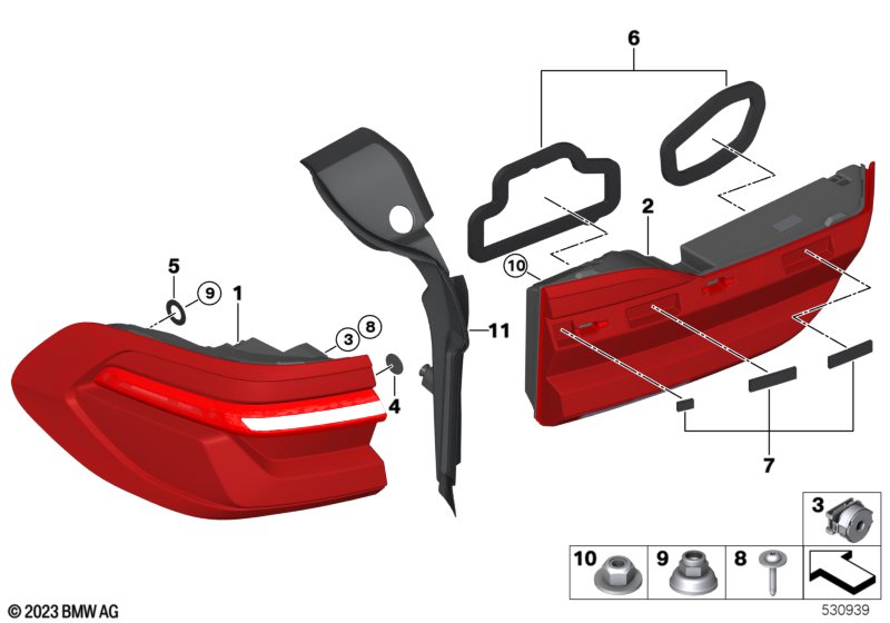 G07N фонарь левый внешний
