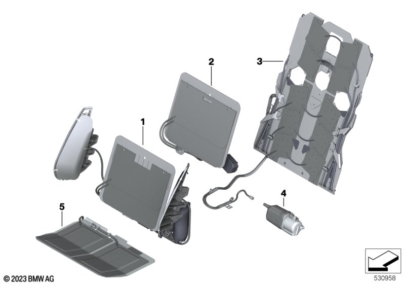 Переднее сиденье, функции комфорта