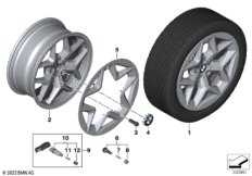 BMW л/с диск Aerodynamik 932 - 18"