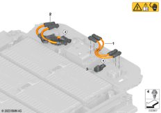 В/вольтная батарея BMU в/вольтное соед.