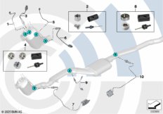Ремкомплект прив. фланца д/дат.отр.газов