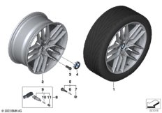 BMW л/с диск спицы триплекс 933 — 19"