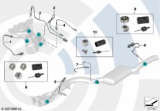 Ремкомплект прив. фланца д/дат.отр.газов