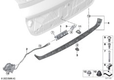 Система замков багажной двери