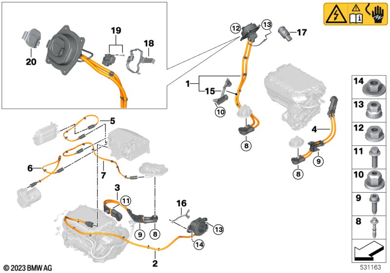 К-т высоков.пров., зарядное гнездо