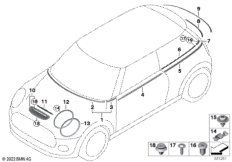 Наружные накладки/дек.решетки I