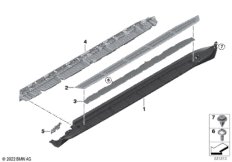 Накладка порога / арки колеса, подножка