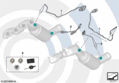 Ремкомплект прив. фланца д/дат.отр.газов