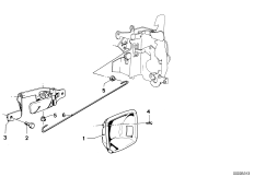 Система замков задней двери