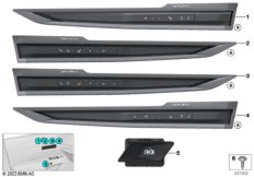 Сенсорная панель управления на пер.двери