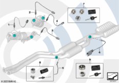 Ремкомплект прив. фланца д/дат.отр.газов