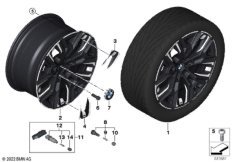 BMW л/с диск аэродинам. 940M - 20"