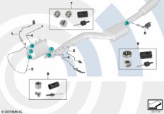 Ремкомплект прив. фланца д/дат.отр.газов