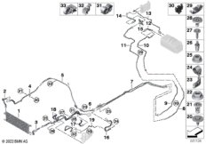 Контур сист.охлаждения в/вольтн.системы