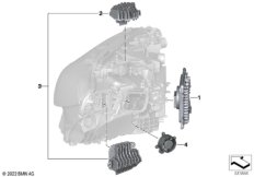Детали электронного блока фары