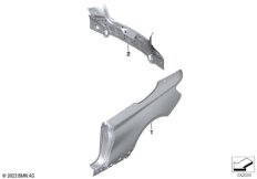 Крыло/облицовка задней части