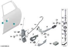 Система замков задней двери