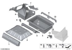 Дополнит.элементы пола багажника