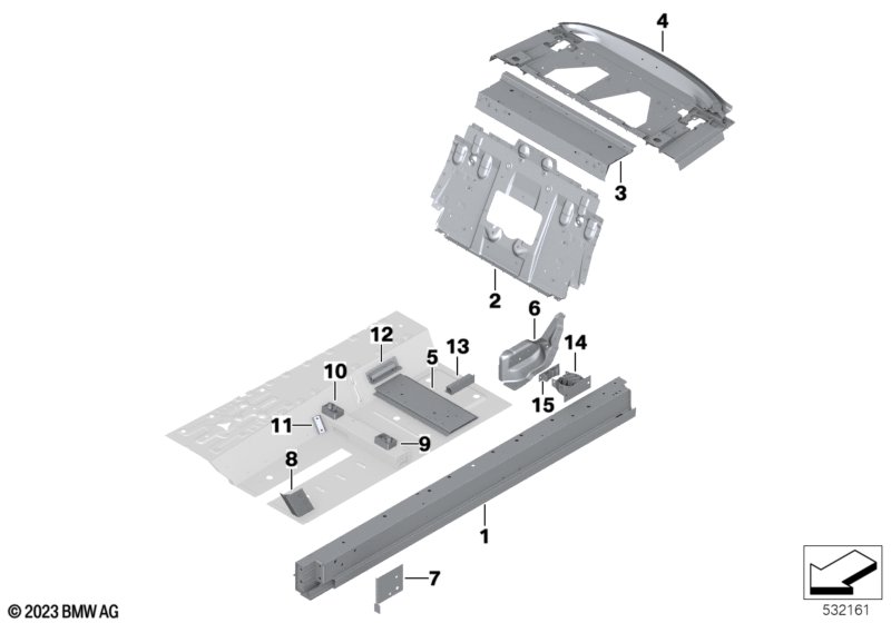 Перегородка баг.отделение/детали днища