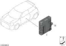Блок управления двери стороны водителя