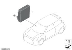 Блок управления двери стороны пассажира