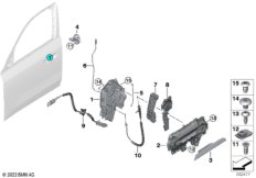 Система замков передней двери