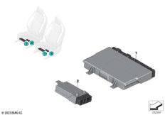 Блок управления модуля сиденья