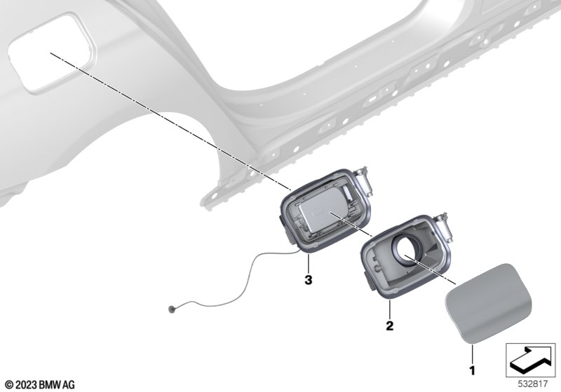 Заслонка заливного отверстия