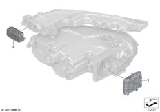 Детали электронного блока фары