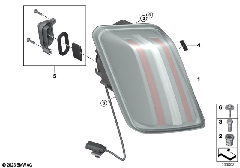 Блок задних фонарей
