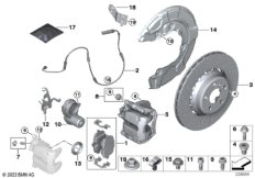 Датчик износа торм.накладки колеса Зд
