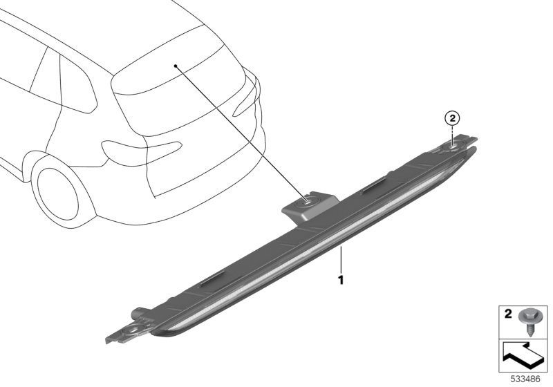 Третий фонарь стоп-сигнала