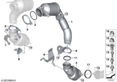 Катализатор рядом с двигателем
