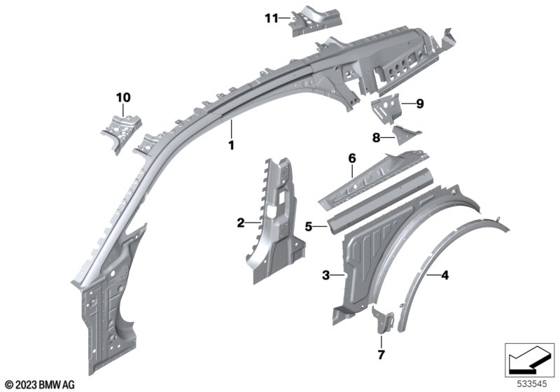 Боковой каркас Ср