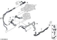 Сист.охлажд.- шланги сист.охл.двигателя
