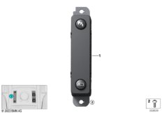 Панель управления в центральной консоли