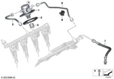 Насос высокого давления/трубопроводы