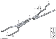 Передняя система выпуска ОГ