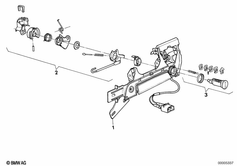 Система замков передней двери