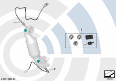 Ремкомплект прив. фланца д/дат.отр.газов