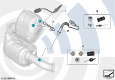 Ремкомплект прив. фланца д/дат.отр.газов
