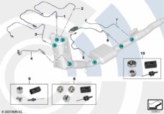 Ремкомплект прив. фланца д/дат.отр.газов