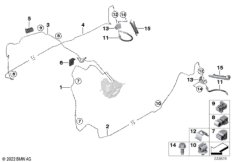 Трубопровод тормозного привода Зд