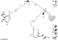 Трубопровод тормозного привода Пд