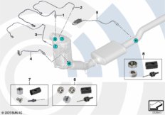 Ремкомплект прив. фланца д/дат.отр.газов