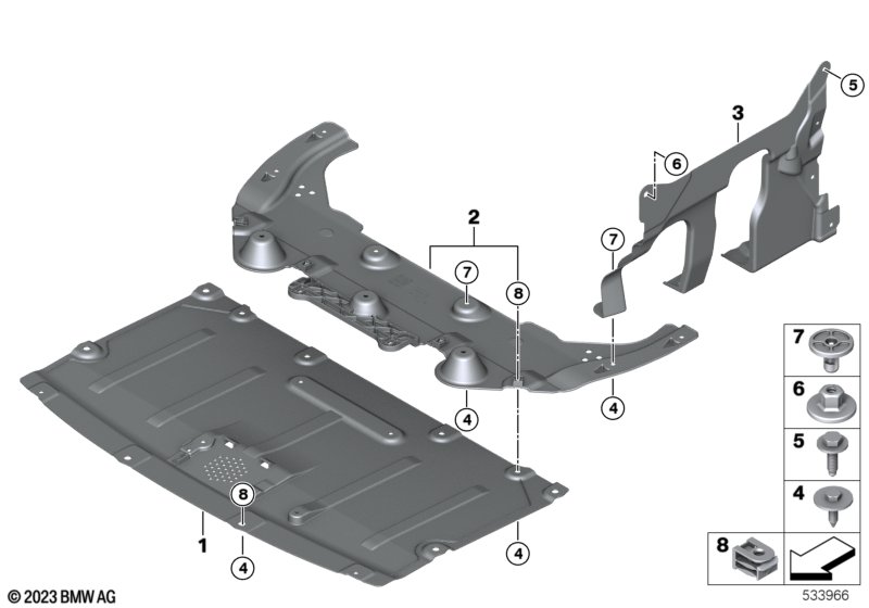 Экран моторного отсека