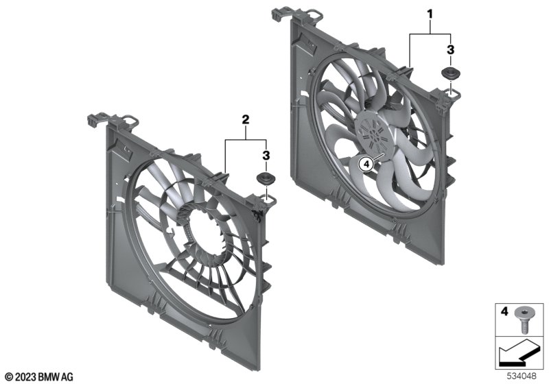 Кожух вентилятора-дополнительн.элементы